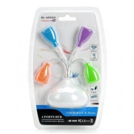 HUB USB 2.0 cu 4 porturi in forma de narcisa HUB USB 2.0 cu 4 porturi in forma de narcisa