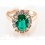 Inel model Safir Verde