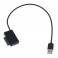 Adaptor SATA - USB 2.0 cu 7+6 13Pini SATA Slimline Laptop CD DVD Rom Drive Adapter Cable