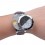 Ceas cu Bricheta Electronica USB Cadran Alb Negru model Electronic Cigarette Lighter Usb Quartz Watch Black and White