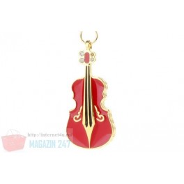 Stick Memorie Flash Drive USB 2.0 model Red Violin - Instrument Muzical Vioara
