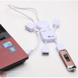Hub USB 2.0 cu 4 porturi in forma umana Hub USB 2.0 cu 4 porturi in forma umana