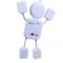 Hub USB 2.0 cu 4 porturi in forma umana