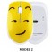 Mouse Optic Wireless Silentios model Emoticon Cute Emonji Face Happy Yellow Funny Gift