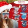 Masca de protectie cu model Sarbatori Iarna Craciun cu 3 straturi de filtrare Cadou Fashion Christmas Winter Mask