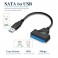 Adaptor SATA - USB 3 cu 22 Pini SATA 3 HDD SSD to USB Adapter Cable