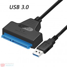 Adaptor SATA - USB 3 cu 22 Pini SATA 3 HDD SSD to USB Adapter Cable