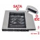 Rack Intern Laptop Adaptor Caddy 9.5mm IDE - SATA HDD/SSD 2.5''