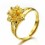 Inel in forma de florea prosperitatii placat cu aur 18K